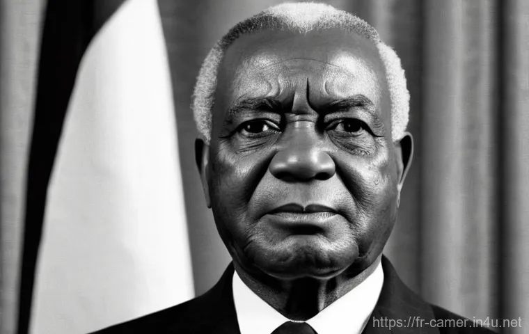 카메룬 독립 지도자 아마두 아히조 - Prompt 1: The Architect of Independence and Unity**