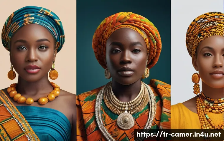 카메룬 언어 및 민족성 - Here are three detailed image generation prompts in English, inspired by the richness of Cameroonian...